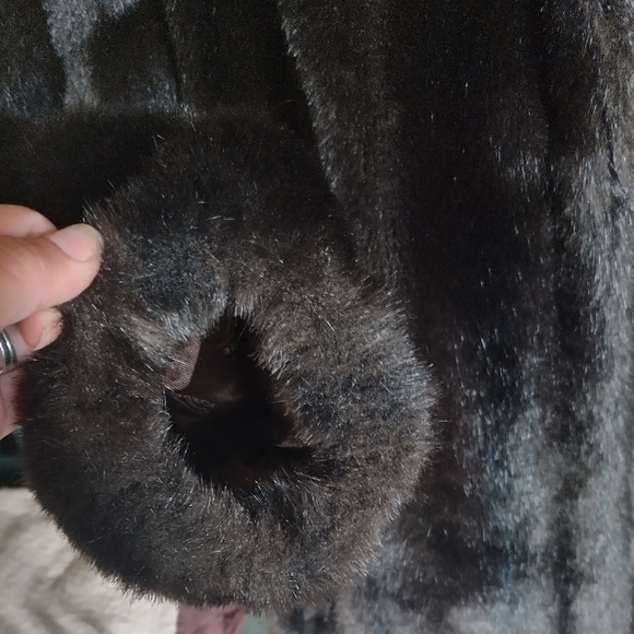 VINTAGE JORDACHE FAUX FUR FULLY LINED JACKET SIZE L - Picture 15 of 16